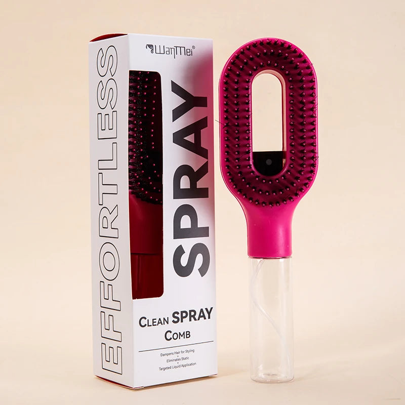 Brosse Spray Lïv Paris — démêle, hydrate et discipline en un seul geste