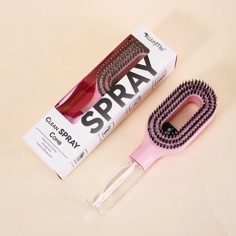 Brosse Spray Lïv Paris — démêle, hydrate et discipline en un seul geste