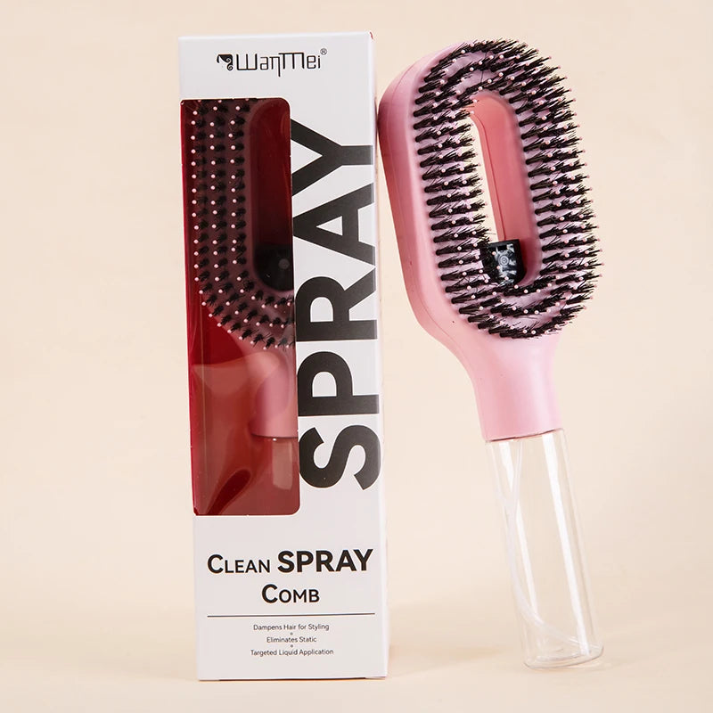 Brosse Spray Lïv Paris — démêle, hydrate et discipline en un seul geste