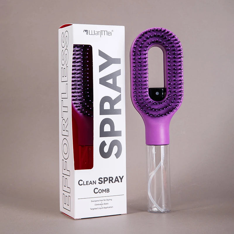 Brosse Spray Lïv Paris — démêle, hydrate et discipline en un seul geste