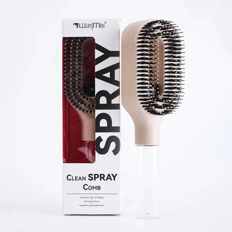 Brosse Spray Lïv Paris — démêle, hydrate et discipline en un seul geste